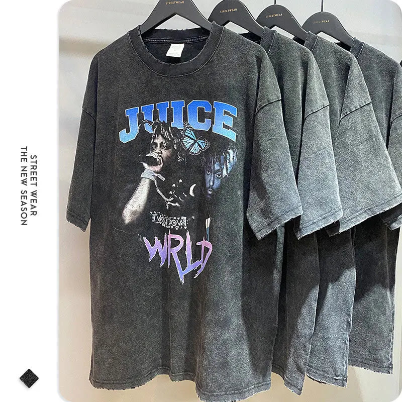 Vintage/Oversized Short Sleeve Tee - Juice World Vibes "PREMIUM DESIGN"