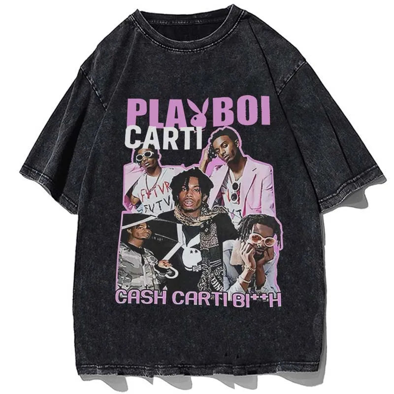 Vintage/Oversized Short Sleeve Tee - P Carti Life