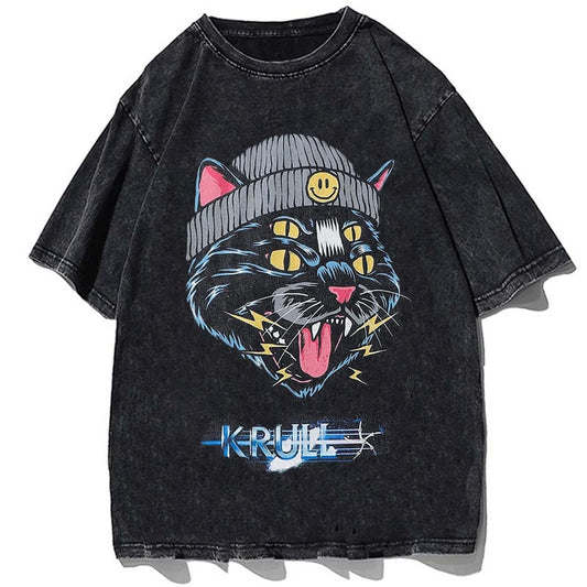 Vintage/Oversized Short Sleeve Tee - Kawaii