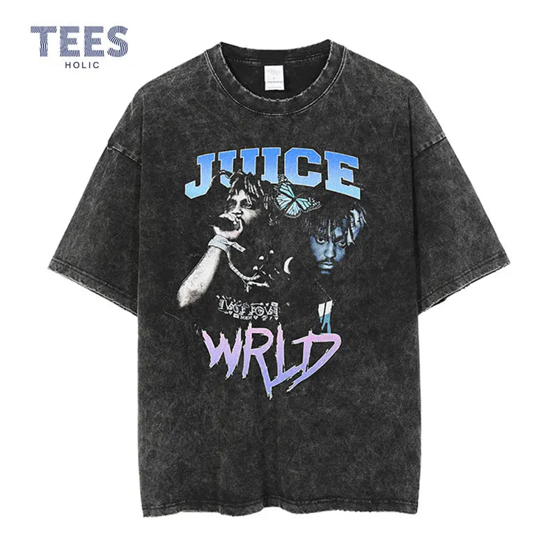 Vintage/Oversized Short Sleeve Tee - Juice World Vibes "PREMIUM DESIGN"