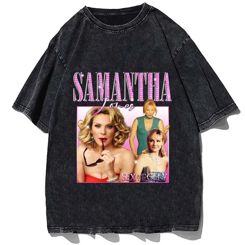 Vintage/Oversized Short Sleeve Tee - Samantha Jones (Sex & The City)