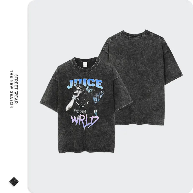 Vintage/Oversized Short Sleeve Tee - Juice World Vibes "PREMIUM DESIGN"