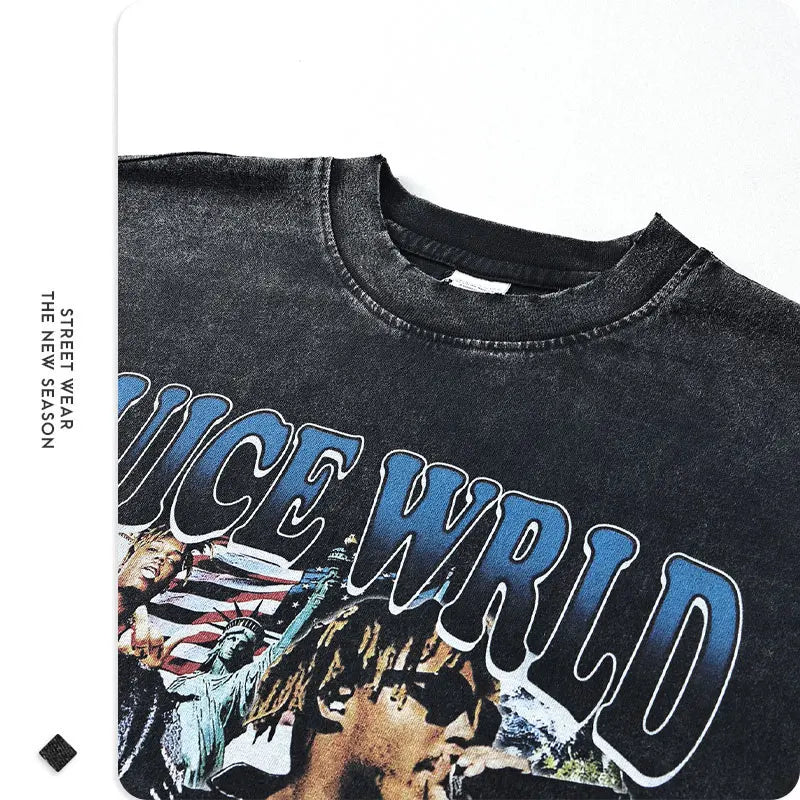 Vintage/Oversized Sweater - Juice World Vibes "PREMIUM DESIGN & LONG-SLEEVE"