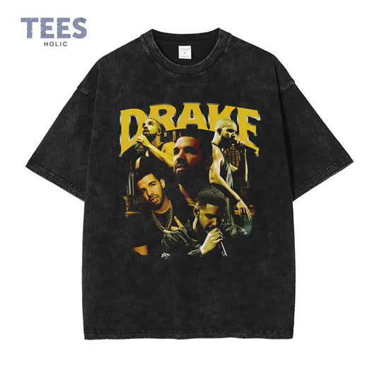 Vintage/Oversized Short Sleeve Tee - Hip Hop Drake Graham "PREMIUM DESIGN"