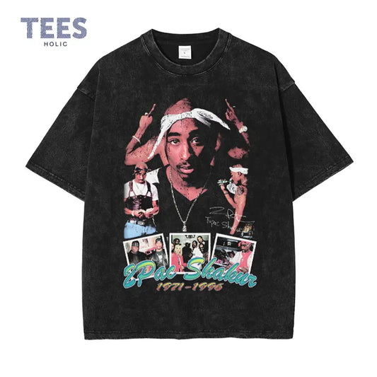 Vintage/Oversized Short Sleeve Tee - 2Pac/Amaru Shakur "PREMIUM DESIGN"