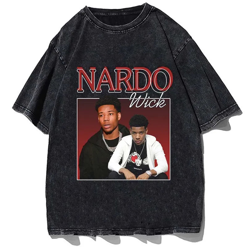 Vintage/Oversized Short Sleeve Tee - Nardo Wick Gothic